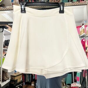 Boutique brand; white skort; Size Medium; $10